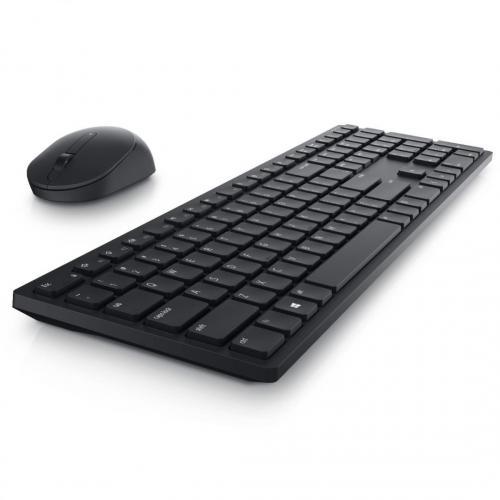 Kit Wireless Dell Pro KM5221W - Tastatura, USB, Black + Mouse Optic, USB, Black - Box