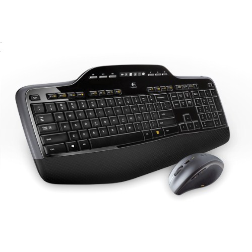 Kit Wireless Logitech MK710 - Tastatura, USB, Black + Mouse Optic, USB, Black