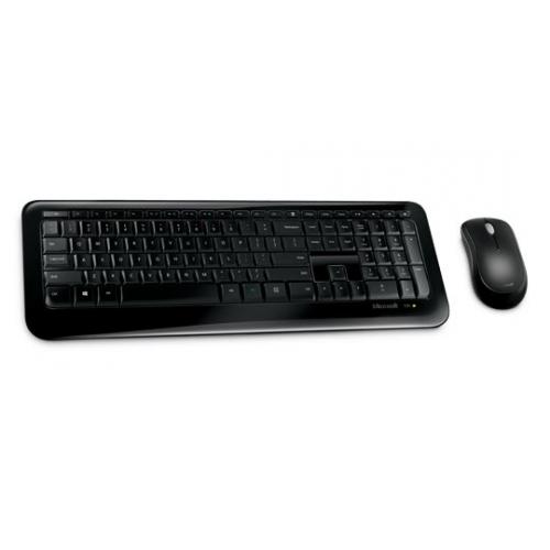 Kit Wireless Microsoft 850 - Tastatura, USB, Black + Mouse Optic, USB, Black
