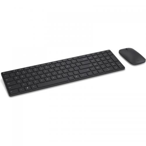 Kit Wireless Microsoft Designer Desktop - Tastatura, Bluetooth, Black + Mouse BlueTrack, Bluetooth, Black