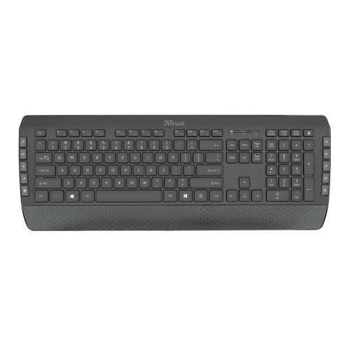 Kit Wireless Trust Tecla 2 Tastatura USB, Black + Mouse optic, USB, Black