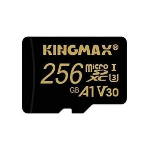 Memory Card MicroSDXC Kingmax 256GB, Class 10, UHS-I U3, V30, A1