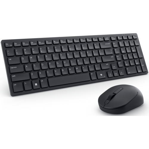 Kit Wireless Dell KM555 - Tastatura, Bluetooth/USB Wireless, Layout US, Black + Mouse Optic, Bluetooth/USB Wireless, Black