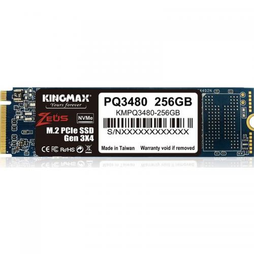 SSD Kingmax Zeus PQ3480 256GB,  PCIE x4 Gen3, M.2