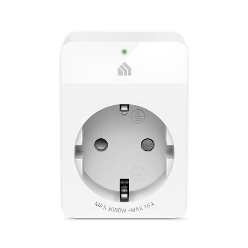 TP-Link MINI SMART WI-FI SOCKET KP105, Protocol: IEEE 802.11b/g/n, 2.4 GHz, iOS 10 sau mai recent, Android 5.0 sau mai recent, Compatibilitate Alexa, Google Assistant, Samsung SmartThings, Maximum Load 16A.