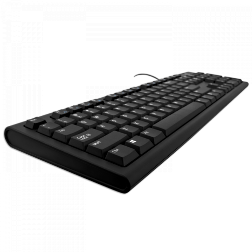 Tastatura V7 KU200US-E, Layout US, USB, Black