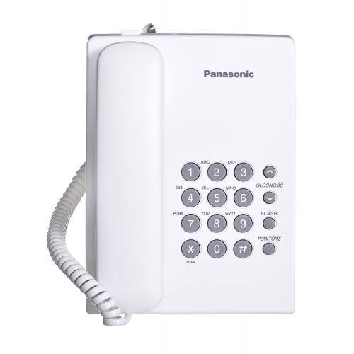 Telefon Fix Panasonic KX-TS500PDW, White
