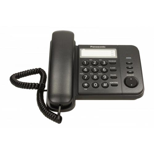 Telefon Fix Panasonic KX-TS520 DECT, Black