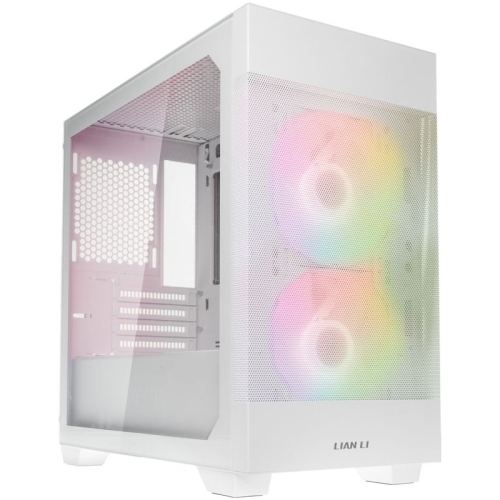 Carcasa Lian Li LanCool 205M RGB Mesh Snow, Fara sursa