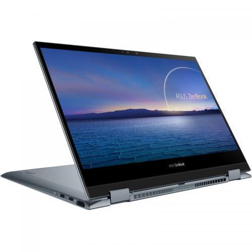 Laptop 2-in-1 ASUS ZenBook Flip 13 UX363EA-HP044R, Intel Core i7-1165G7, 13.3inch Touch, RAM 16GB, SSD 1TB, Intel Iris Xe Graphics, Windows 10 Pro, Pine Grey