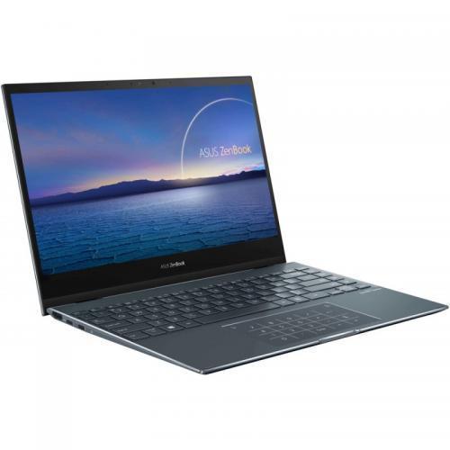 Laptop 2-in-1 ASUS ZenBook Flip 13 UX363EA-HP539X, Intel Core i7-1165G7, 13.3inch Touch, RAM 16GB, SSD 512GB, Intel Iris Xe Graphics, Windows 11 Pro, Pine Grey