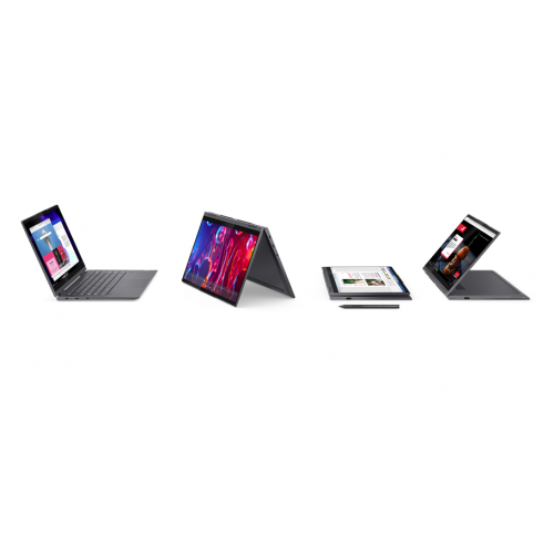 Laptop 2-in-1 Lenovo Yoga 7 14ACN6, AMD Ryzen 5 5600U, 14inch Touch, RAM 16GB, SSD 1TB, AMD Radeon Graphics, Windows 11, Slate Grey