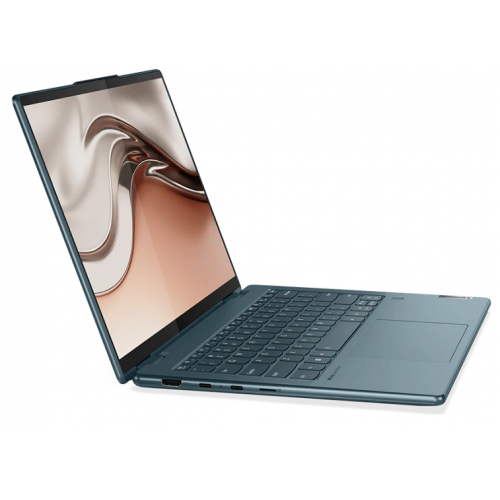 Laptop 2-in-1 Lenovo Yoga 7 14ARB7, AMD Ryzen 5 6600U, 14inch Touch, RAM 16GB, SSD 512GB, AMD Radeon Graphics 680M, Windows 11, Stone Blue