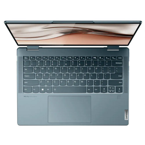 Laptop 2-in-1 Lenovo Yoga 7 14ARB7, AMD Ryzen 7 6800U, 14inch Touch, RAM 32GB, SSD 1TB, AMD Radeon Graphics 680M, Windows 11, Stone Blue