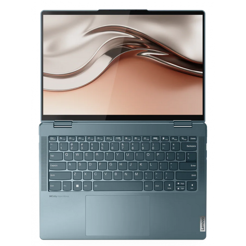 Laptop 2-in-1 Lenovo Yoga 7 14ARB7, AMD Ryzen 7 6800U, 14inch Touch, RAM 32GB, SSD 1TB, AMD Radeon Graphics 680M, Windows 11, Stone Blue