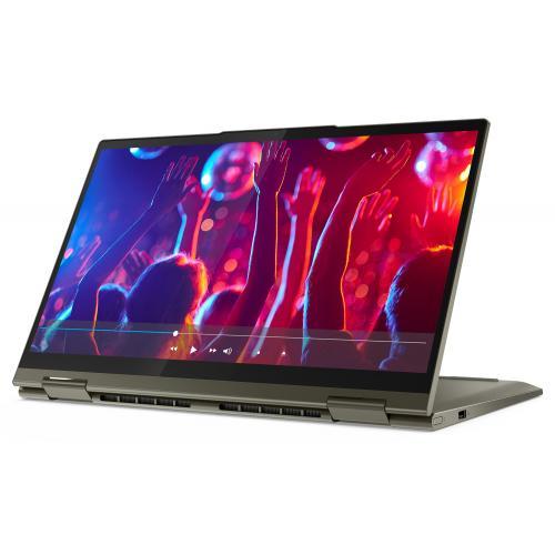 Laptop 2-in-1 Lenovo Yoga 7 14ITL5, Intel Core i5-1135G7, 14inch Touch, RAM 16GB, SSD 1TB, Intel Iris Xe Graphics, Windows 10, Dark Moss