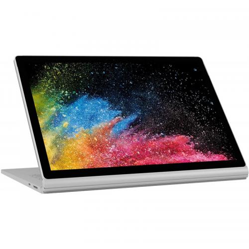 Laptop 2-in-1 Microsoft Surface Book 2 HNR-00030, Intel Core i7-8650U, 15inch Touch, RAM 16GB, SSD 256GB, nVidia GeForce GTX 1060 6GB, Windows 10 Pro, Silver