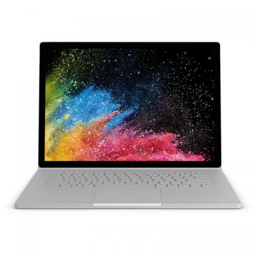 Laptop 2-in-1 Microsoft Surface Book 2 HNR-00030, Intel Core i7-8650U, 15inch Touch, RAM 16GB, SSD 256GB, nVidia GeForce GTX 1060 6GB, Windows 10 Pro, Silver