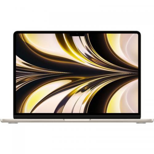 Laptop Apple MacBook Air 13 with Liquid Retina (2022), Apple M2 Octa Core, 13.6inch, RAM 16GB, SSD 1TB, Apple M2 8 Core Graphics, Int KB, macOS Monterey, Starlight