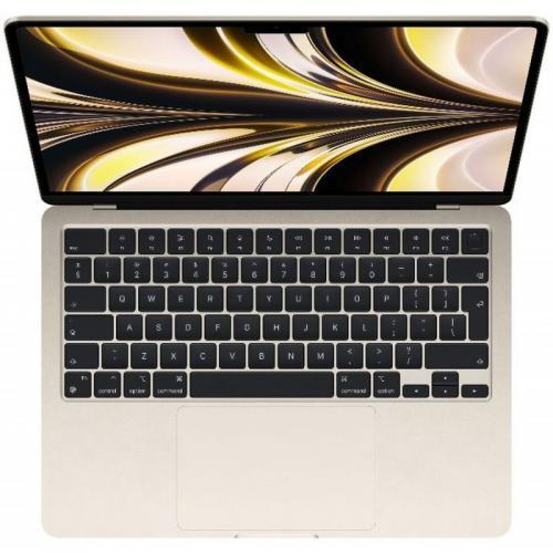 Laptop Apple MacBook Air 13 with Liquid Retina (2022), Apple M2 Octa Core, 13.6inch, RAM 16GB, SSD 1TB, Apple M2 8 Core Graphics, Int KB, macOS Monterey, Starlight