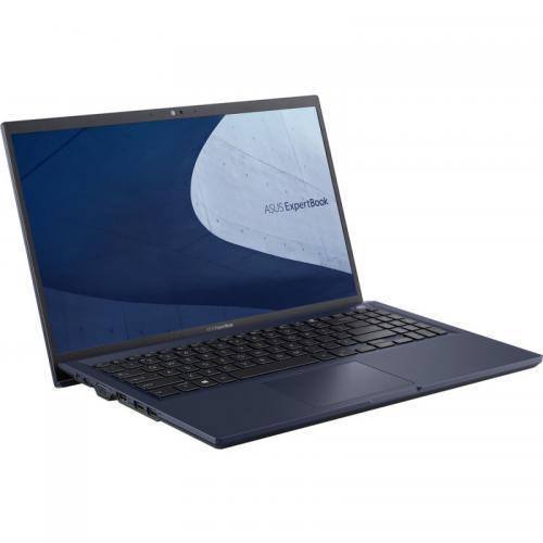 Laptop ASUS ExpertBook B1 B1500CEAE-EJ2015R, Intel Core i5-1135G7, 15.6inch, RAM 8GB, SSD 512GB, Intel Iris Xe Graphics, Windows 10 Pro, Star Black