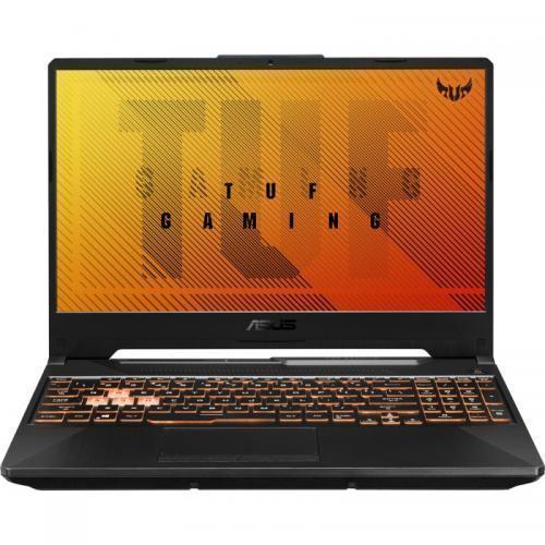 Laptop ASUS TUF Gaming F15 FX506LH-HN004, Intel Core i5-10300H, 15.6inch, RAM 8GB, SSD 512GB, nVidia GeForce GTX 1650 4GB, No OS, Bonfire Black