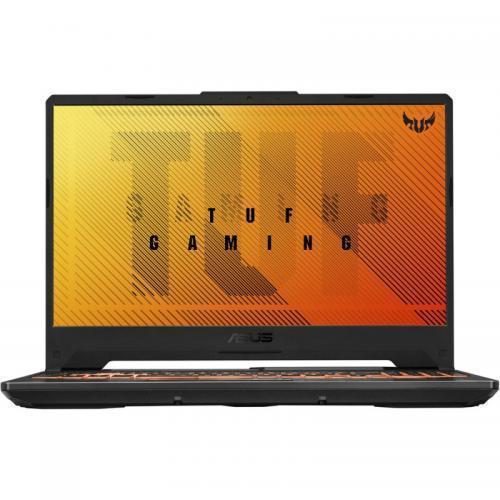 Laptop ASUS TUF Gaming F15 FX506LH-HN004, Intel Core i5-10300H, 15.6inch, RAM 8GB, SSD 512GB, nVidia GeForce GTX 1650 4GB, No OS, Bonfire Black