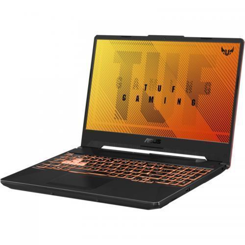 Laptop ASUS TUF Gaming F15 FX506LH-HN004, Intel Core i5-10300H, 15.6inch, RAM 8GB, SSD 512GB, nVidia GeForce GTX 1650 4GB, No OS, Bonfire Black