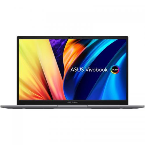 Laptop ASUS VivoBook S 15 OLED K3502ZA-MA059X, Intel Core i5-12500H, 15.6inch, RAM 16GB, SSD 512GB, Intel Iris Xe Graphics, Windows 11 Pro, Neutral Grey