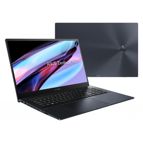 Laptop ASUS ZenBook Pro 17 UM6702RC-M2115X, AMD Ryzen 9 6900HX, 17.3inch, RAM 32GB, SSD 1TB, nVidia GeForce RTX 3050 4GB, Windows 11 Pro, Tech Black
