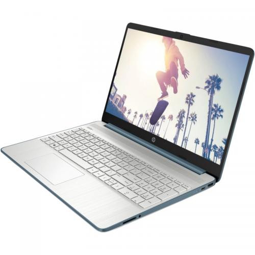 Laptop HP 15s-fq5027nq, Intel Core i5-1235U, 15.6inch, RAM 8GB, SSD 512GB, Intel Iris Xe Graphics, Free DOS, Spruce Blue