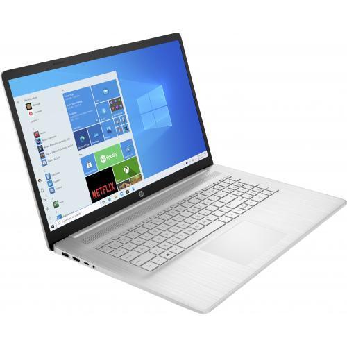 Laptop HP 17-cn0048nq, Intel Celeron N4120, 17.3inch, RAM 4GB, SSD 256GB, Intel UHD Graphics 600, Free Dos, Natural Silver