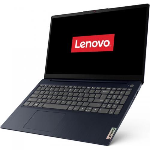 Laptop Lenovo IdeaPad 3 15ITL6, Intel Core i3-1115G4, 15.6inch, RAM 8GB, SSD 512GB, Intel UHD Graphics, No OS, Abyss Blue