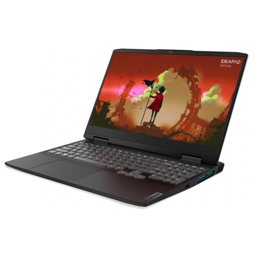 Laptop Lenovo IdeaPad Gaming 3 15ARH7, AMD Ryzen 5 6600H, 15.6inch, RAM 16GB, SSD 512GB, nVidia GeForce RTX 3050 4GB, No OS, Onyx Grey