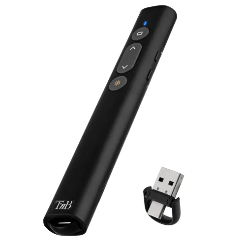 Presenter Laser TnB LASEREMOTE2, USB-C/USB-A Wireless, Black