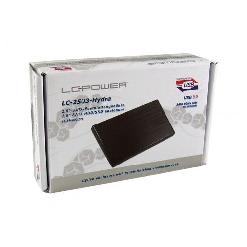 Rack HDD/SSD LC Power LC-25U3-HYDRA, SATA, Black
