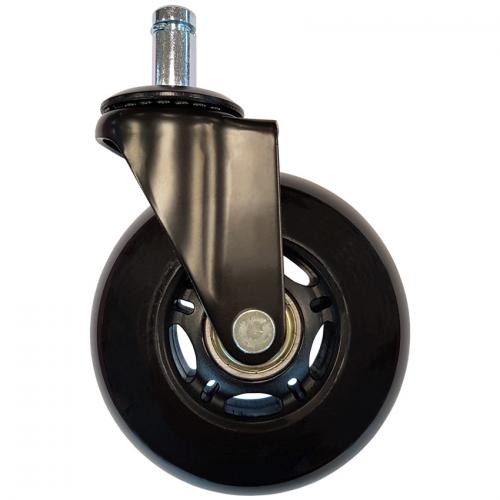 Roti scaun LC Power LC-CASTERS-7BB-SPEED, Black, 5 bucati