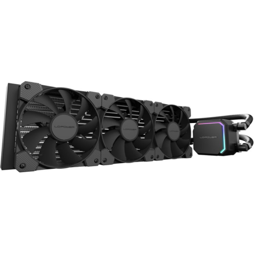 Cooler procesor LC Power JetFlow 360, 3 x 140 mm, Black