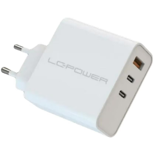 Incarcator retea LC Power LC-GAN-65, 3 A, 65 W, White