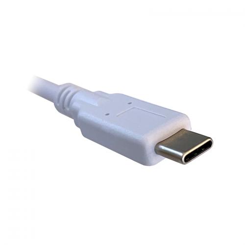 Hub USB LC Power LC-HUB-C-CR, 3x USB 3.2 gen 1 + Card reader, Silver-White
