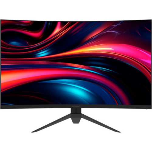 Monitor LED Curbat LC Power LC-M27QC, 31.5 inch, 2560 x 1440 pixeli, 1 ms, Black