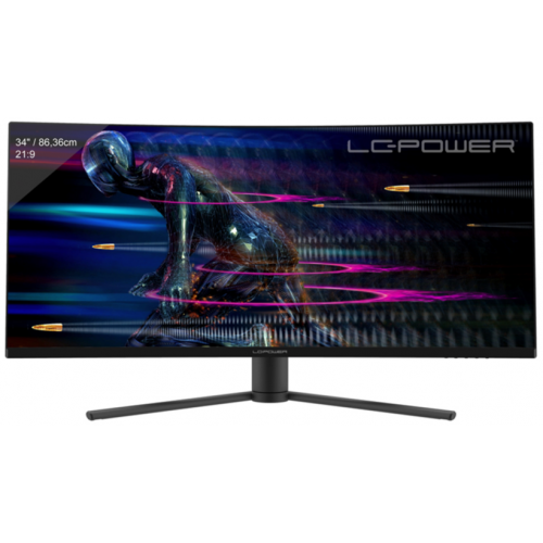 Monitor LED Curbat LC Power M34-UWQHD-165-C, 34inch, 3440x1440, 1ms, Black