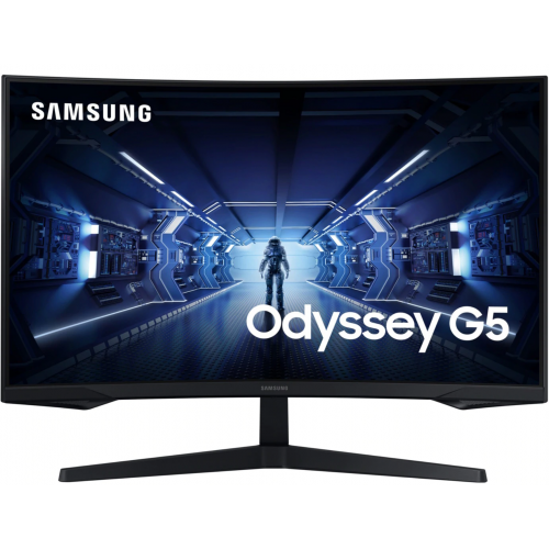 Monitor LED Curbat Samsung Odyssey G5 (2021) LC32G55TQWRXEN, 32inch, 2560x1440, 1ms, Black