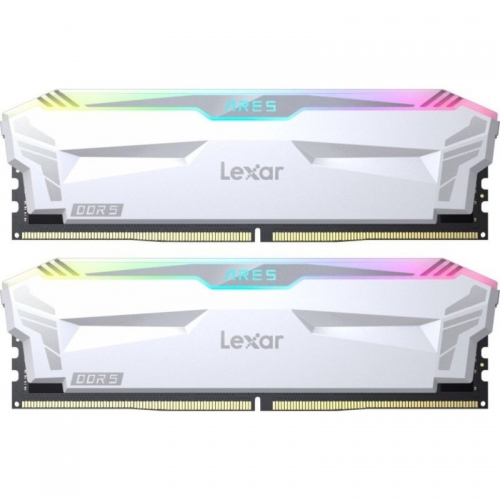Kit Memorie Lexar ARES RGB White Intel XMP 3.0/AMD EXPO, 32GB, DDR5-6400MHz, CL30, Dual Channel