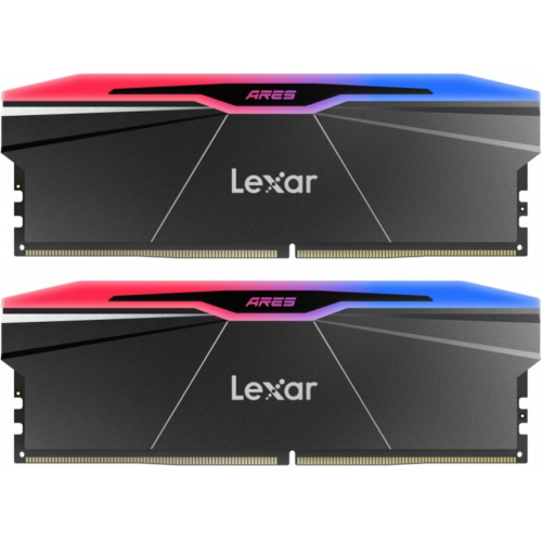 Kit Memorie Lexar ARES RGB Intel XMP 3.0/AMD EXPO, 32GB, DDR5-6000 MHz, CL30, Dual Channel 