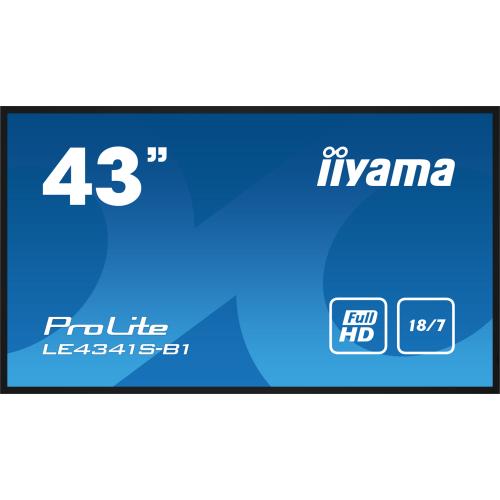 Business Display Iiyama Seria ProLite LE4341S-B1, 43inch, 1920x1080pixeli, Black
