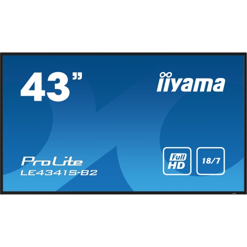 Business Display Iiyama Seria ProLite LE4341S-B2, 43inch, 1920x1080pixeli, Black