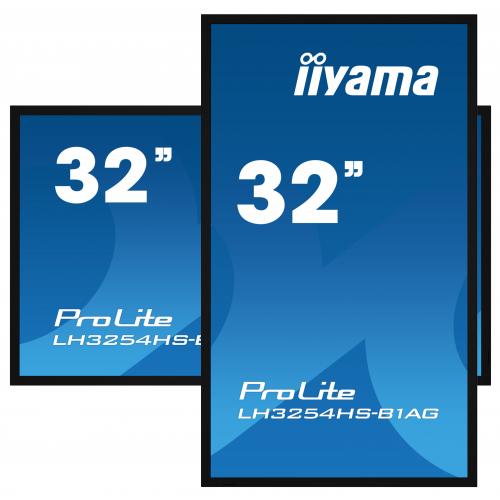 Business TV Iiyama Seria ProLite LH3254HS-B1AG, 31.5inch, 1920x1080pixeli, Black