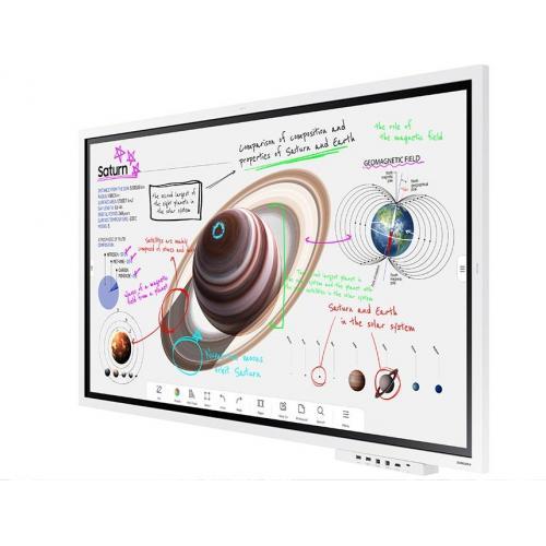 Display interactiv Samsung Flip Pro WMB LH55WMBWBGC, 55inch, 3840x2160pixeli, Tizen 6.5, Light Gray