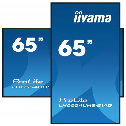 Business TV Iiyama Seria ProLite LH6554UHS-B1AG, 65inch, 3840x2160pixeli, Black